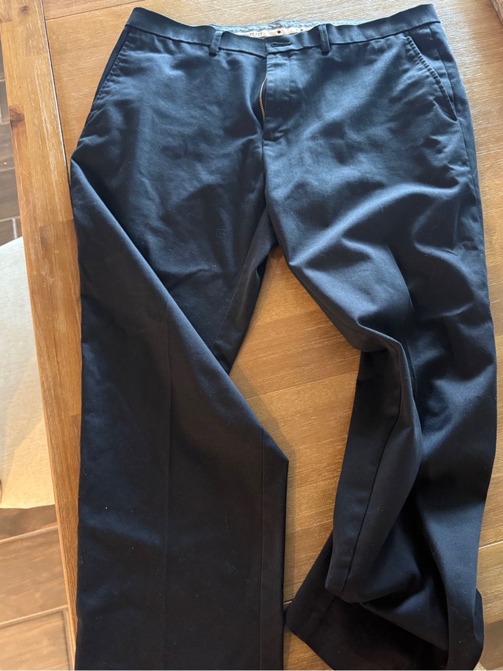 Haggar Men's Black Chinos - Classic Straight Cut